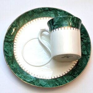 Green Fine Bone China Tea Set